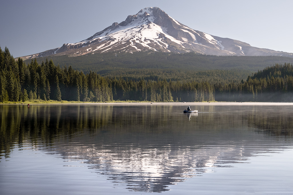 Mount Hood from Trillium Lake