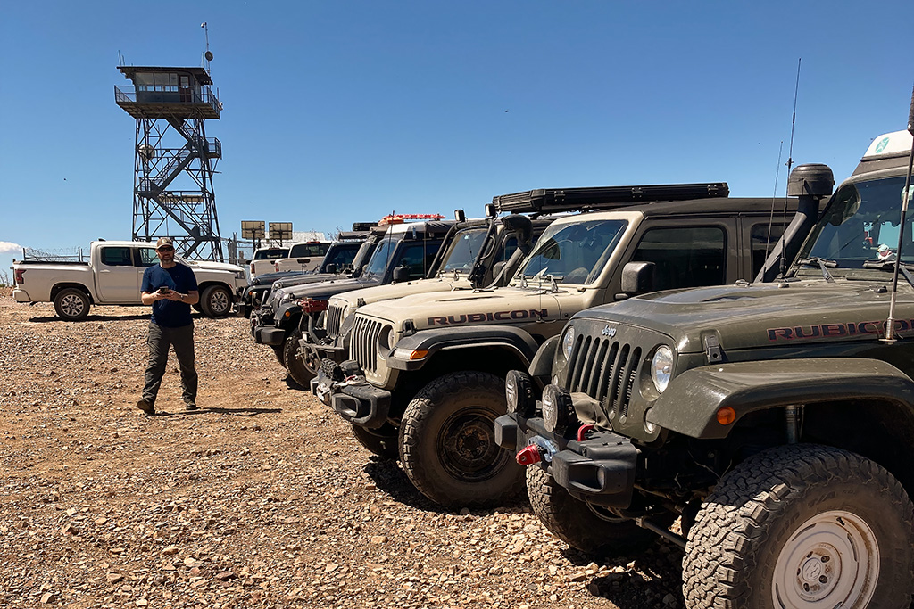 Aztec Peak lookout tower