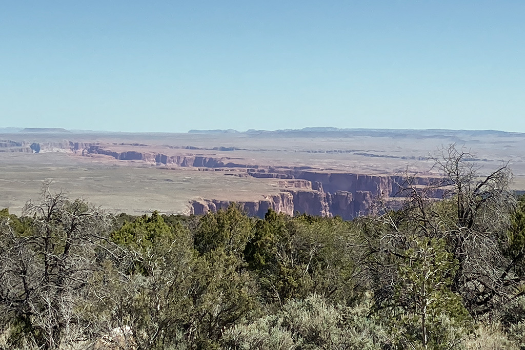 A glimpse of The Grand Canyon on the AZBDR