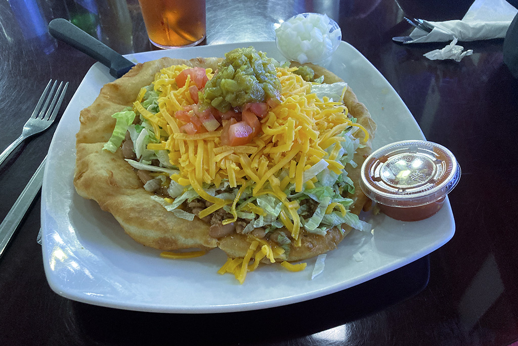 Navajo Tacos at the Cameron Trading Post