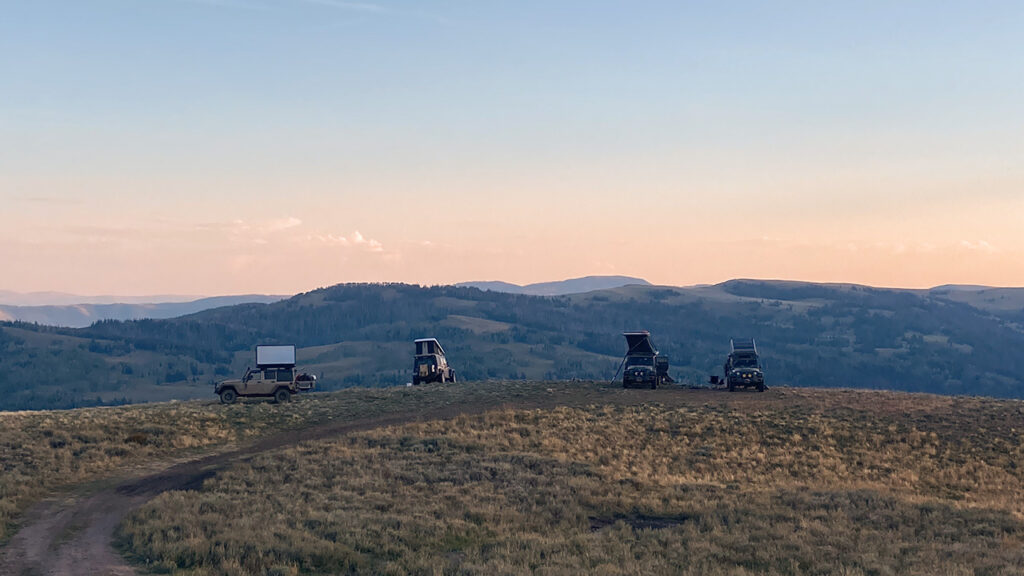 Camping in the Uinta Mountains 